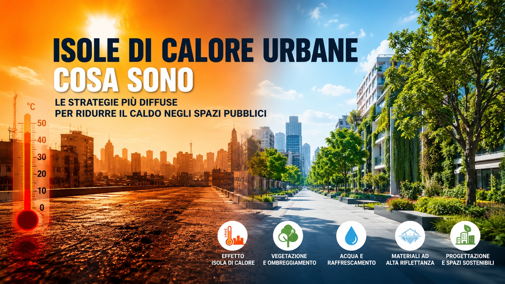 Isole di calore urbane: cosa sono e le strategie più efficaci per ridurre il caldo nelle città - Blog di tuoingegnere